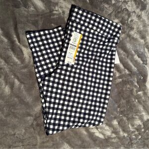 Leggings, Black and White Checkered Leggings